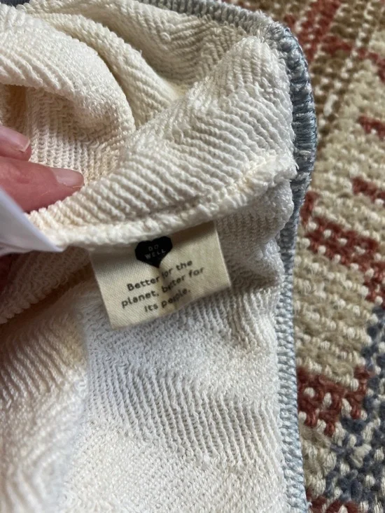 Madewell puff-sleeve color-block sweatshirt tee size XS - Picture 6 of 7